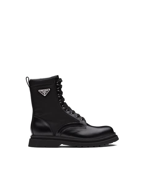 prada sock boots|prada nylon combat boots.